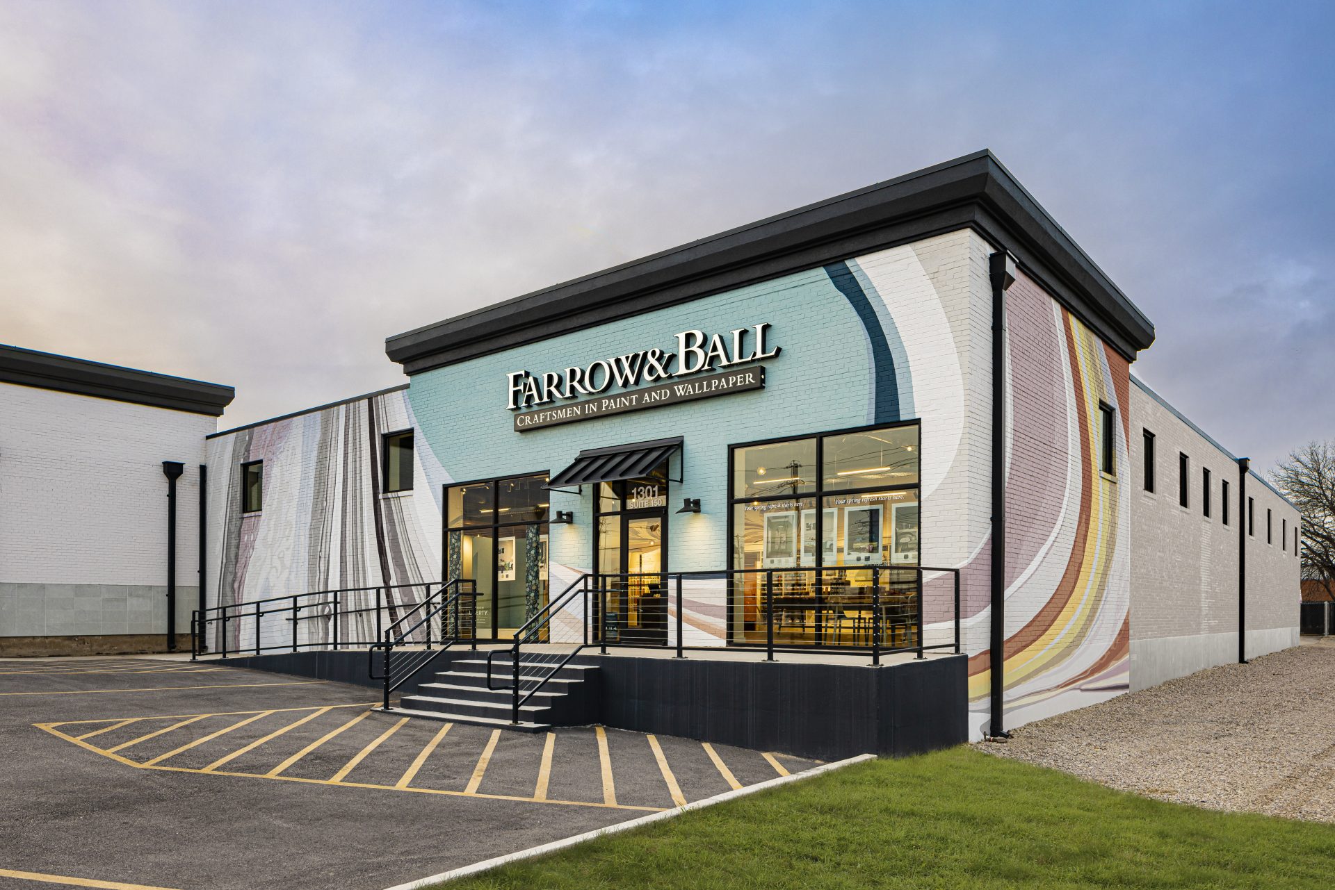 Outdoor Photograph of Farrow & Ball building